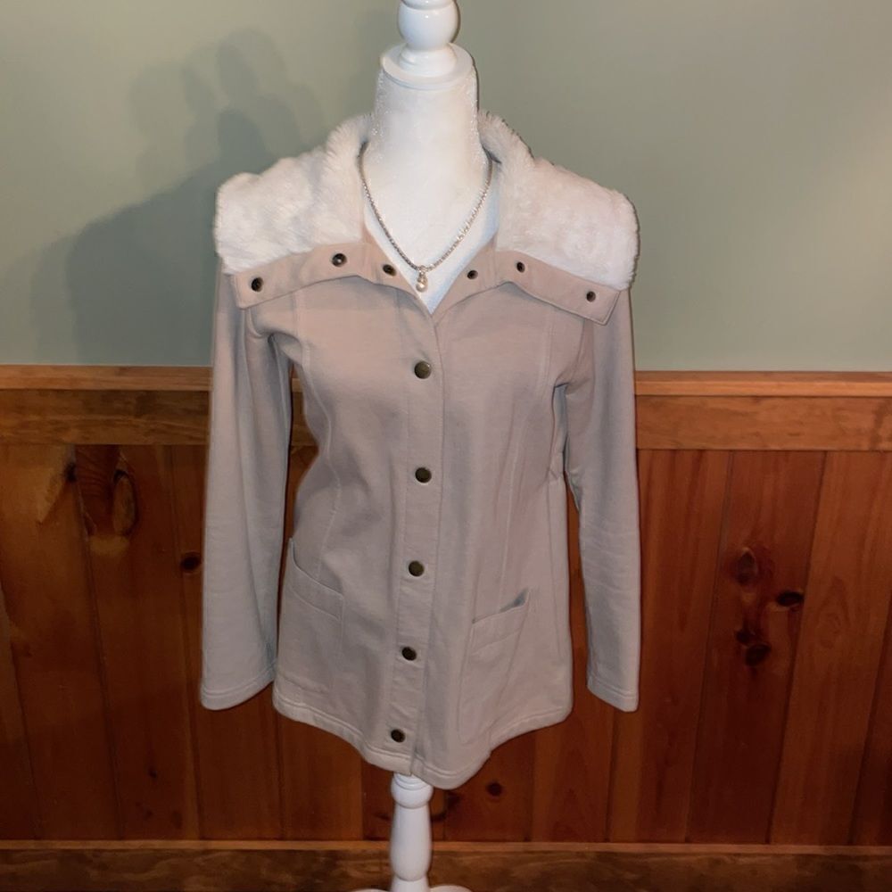 Merona soft fur snap jacket - Picture 3 of 16